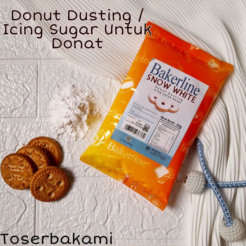 

Bakerline Snow White / Donat Dusting / Tepung Gula Icing Sugar 250gr