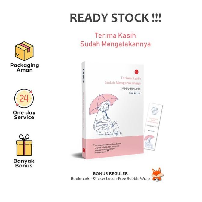 

[[COD]] Buku Terima Kasih Sudah Mengatakannya (Aria Media) LIMITED EDITION Kode 1231