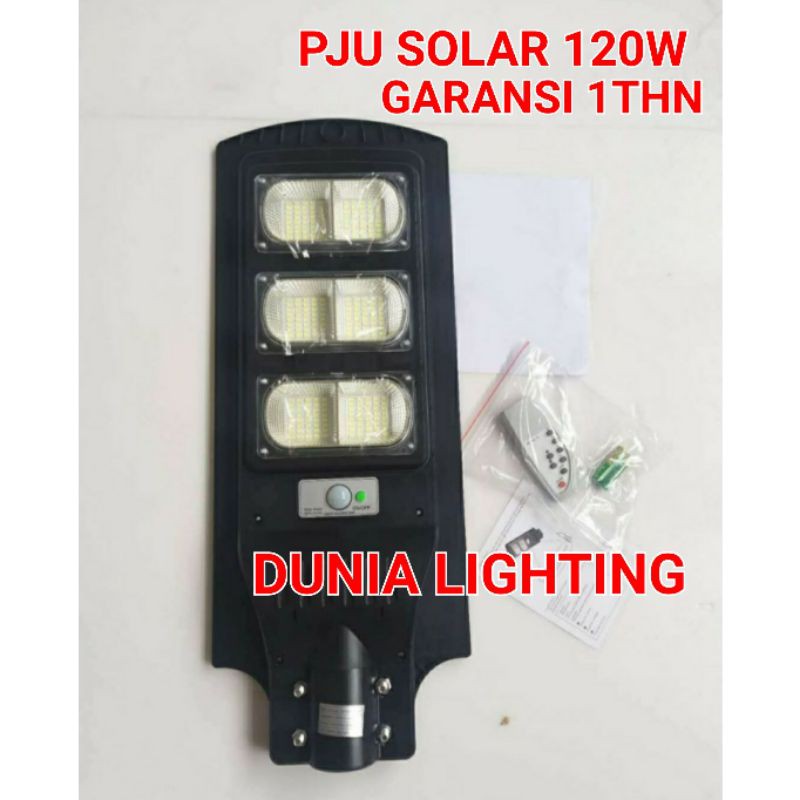 LAMPU JALAN SOLAR 120W PJU TENAGA SURYA 120WATT 120 WATT