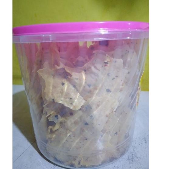 

【MEGA SALE】 Peyek Kacang / Peyek Rebon / Rempeyek enak renyah (Toples Random)