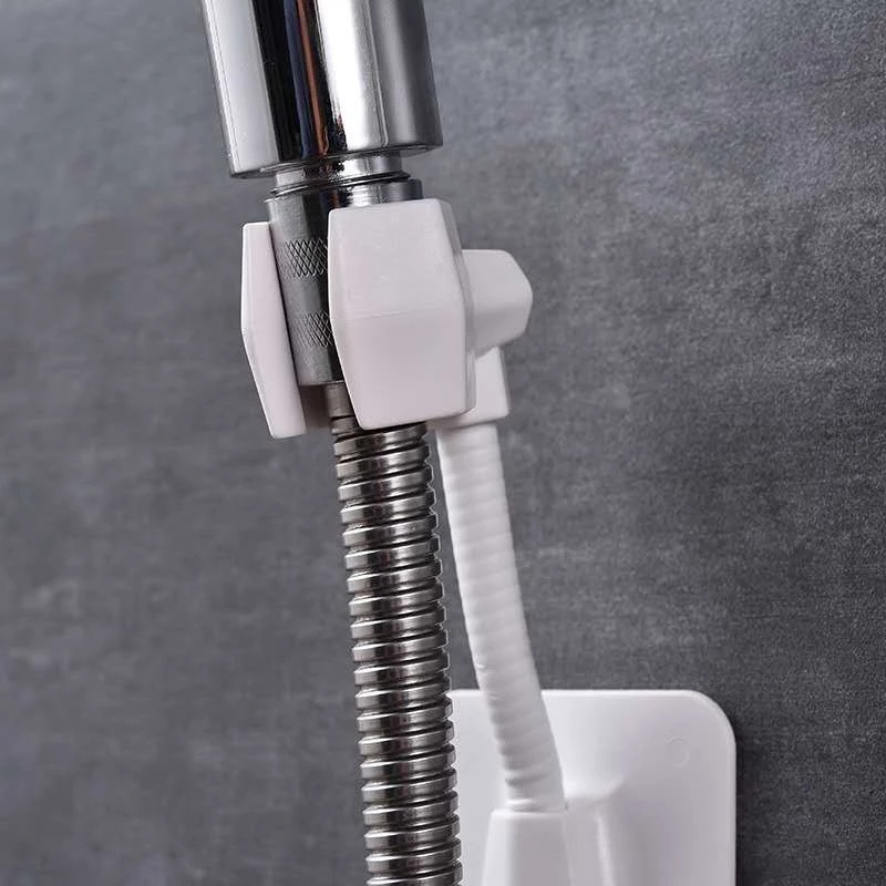 Rak Bracket Kepala Shower Adjustable Dengan Perekat Untuk Kamar Mandi