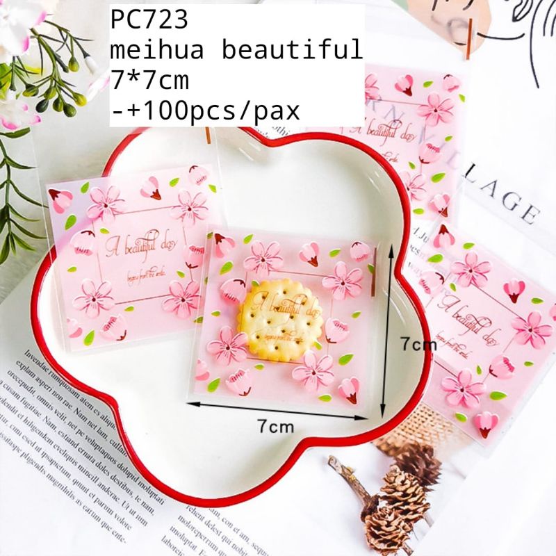 PLASTIK COOKIES 7x7 OPP NEW MOTIF UNYU LUCU