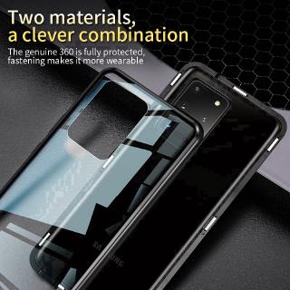 Casing Magnetik Dua Sisi Bahan Metal Untuk Iphone 11 12