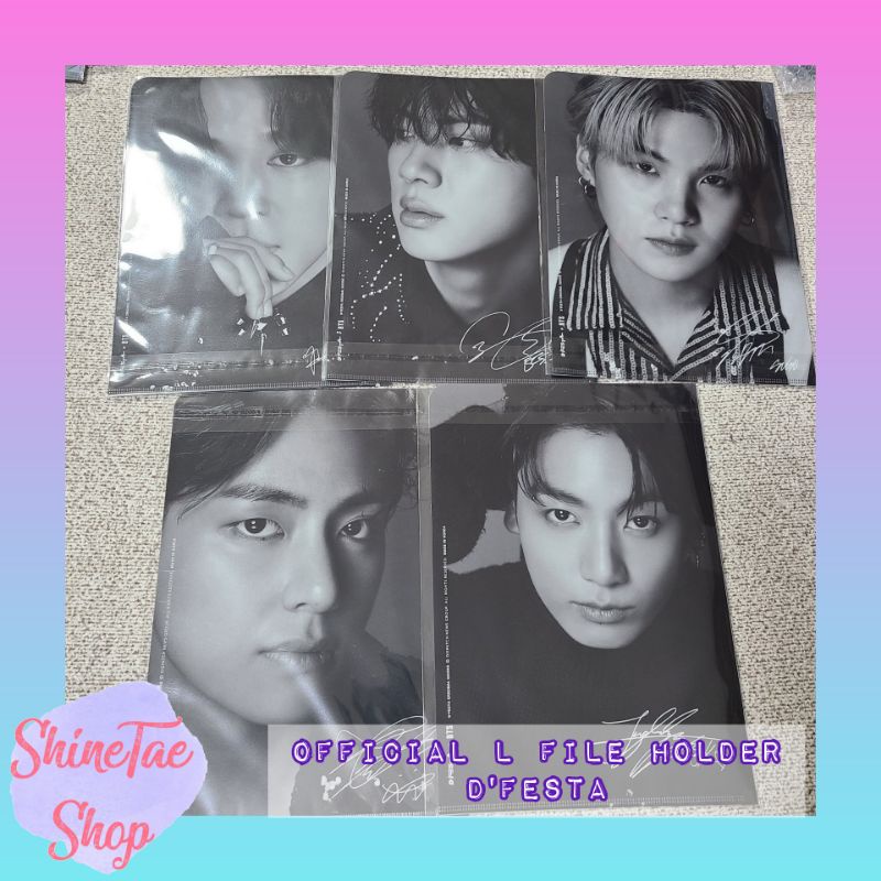 

OFFICIAL BTS L FILE HOLDER D' FESTA
