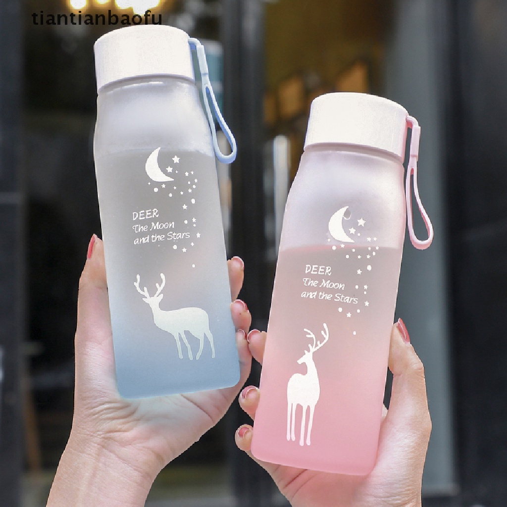 Botol Minum Shaker 560ml Portable Tahan Jatuh Untuk Olahraga