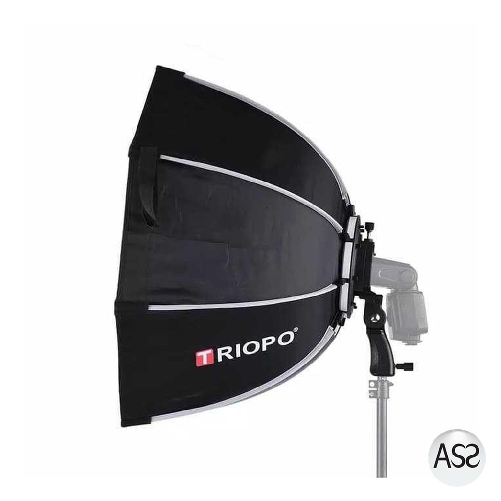 ASS Shop - TRIOPO Payung Studio Octagonal Softbox Reflektor Flash 65CM - KS65