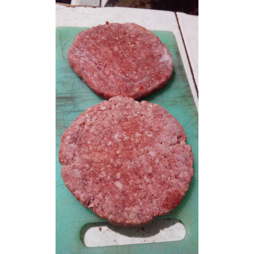 

Daging Burger / Burger Patty Wagyu Beef Asli