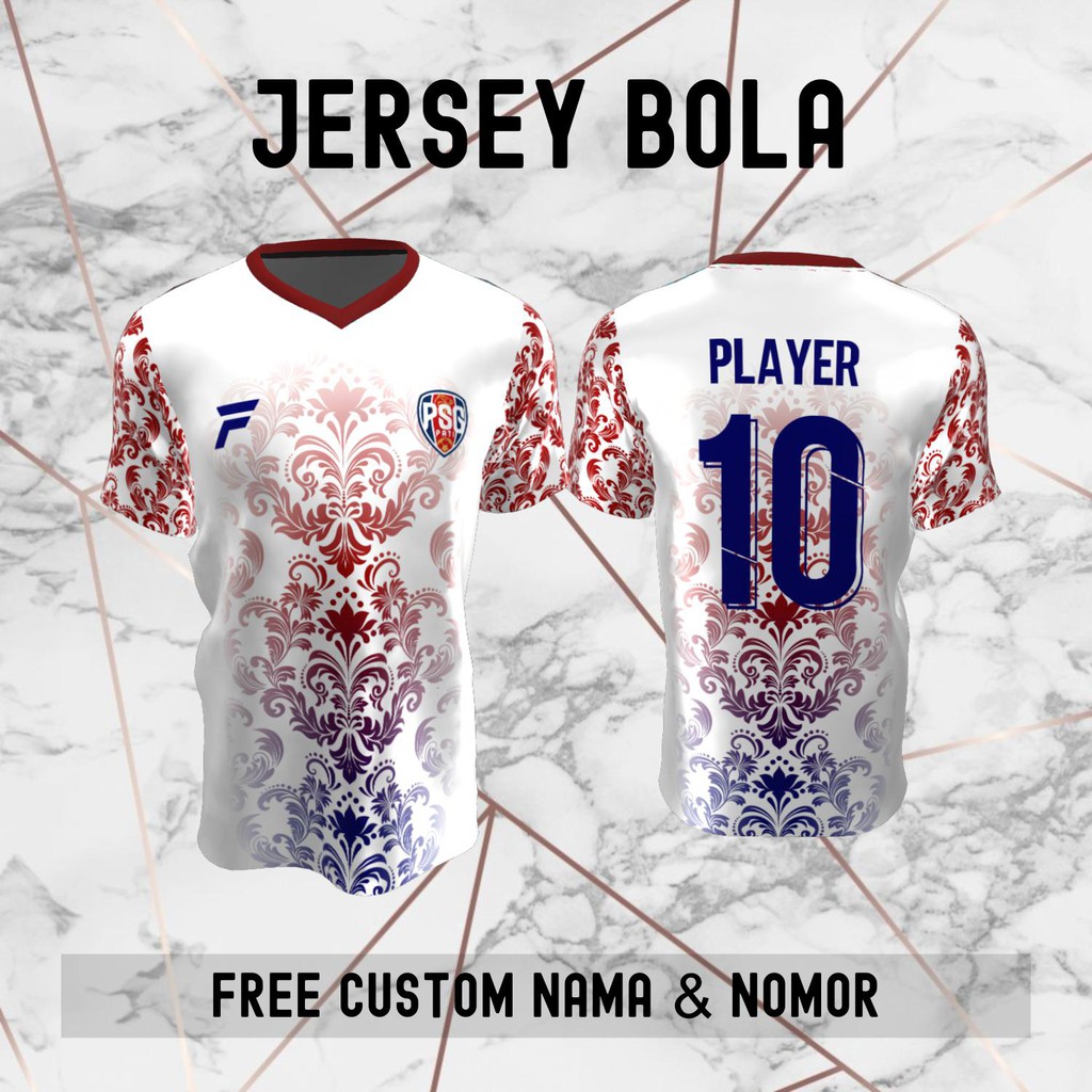 Jersey Batik PSG Pati Klub Bola Baju Kaos Custom Nama dan Nomor Punggung - 1072