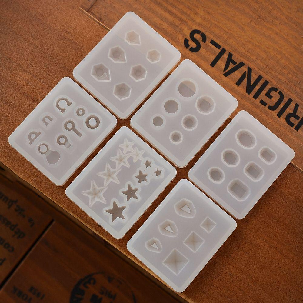 Suyo Cetakan Silikon Resin Kerajinan DIY Menjatuhkan Lem Transparan Pendant Mould