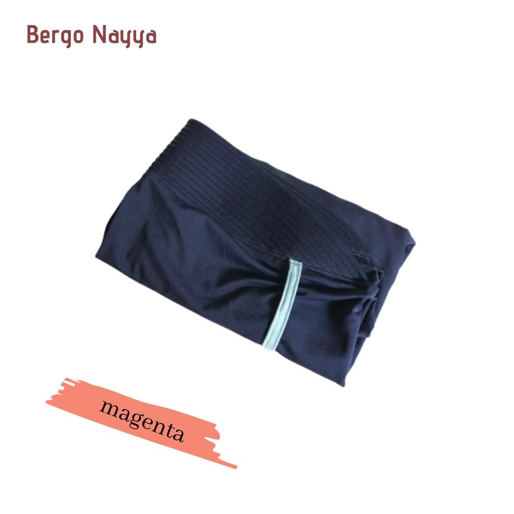 BERGO MARYAM PET TALI / HIJAB INSTAN NAYYA JERSEY-NAVY