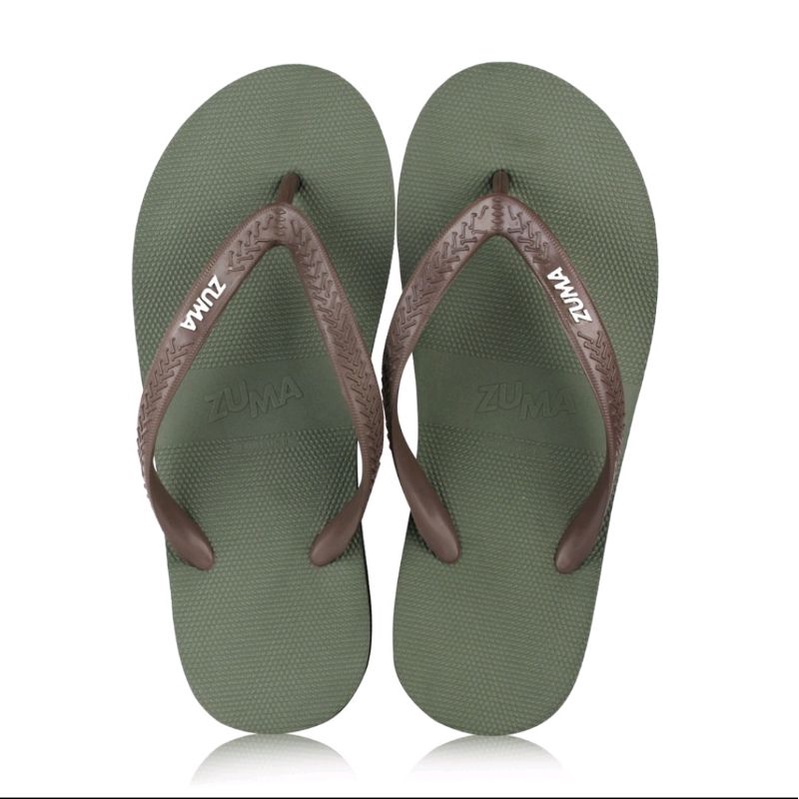 Sandal Zuma New Classic Man Green Brown Black Original