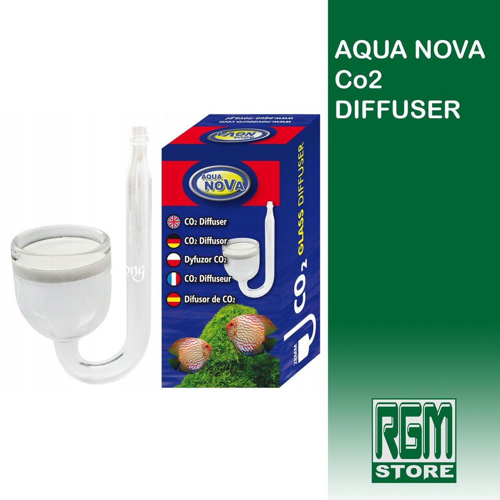 AQUA NOVA AQUANOVA GLASS DIFFUSER CO2 difuser aquascape aquarium