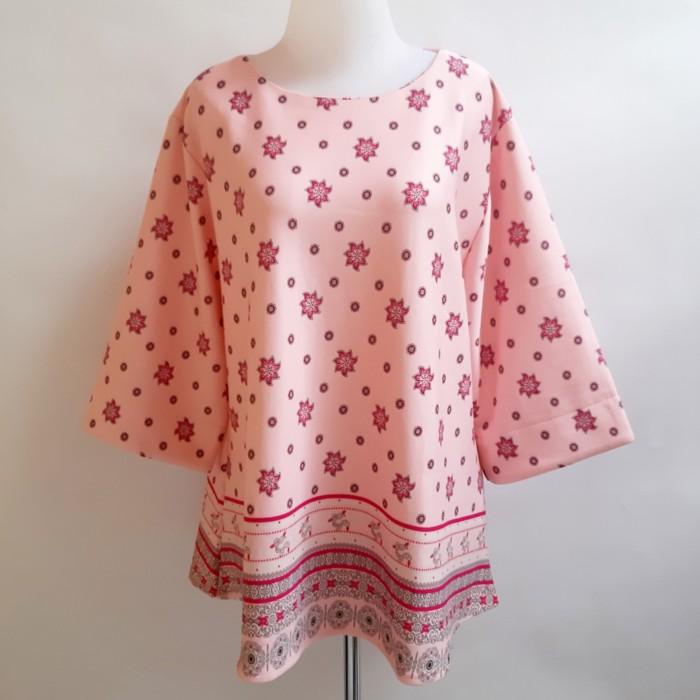 Super Sale Baju Atasan Wanita Jumbo Blouse Scuba Premium Big Size Jumbo Premium