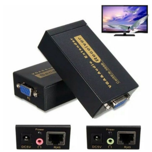 vga Extender by Rj45 100m with audio extender