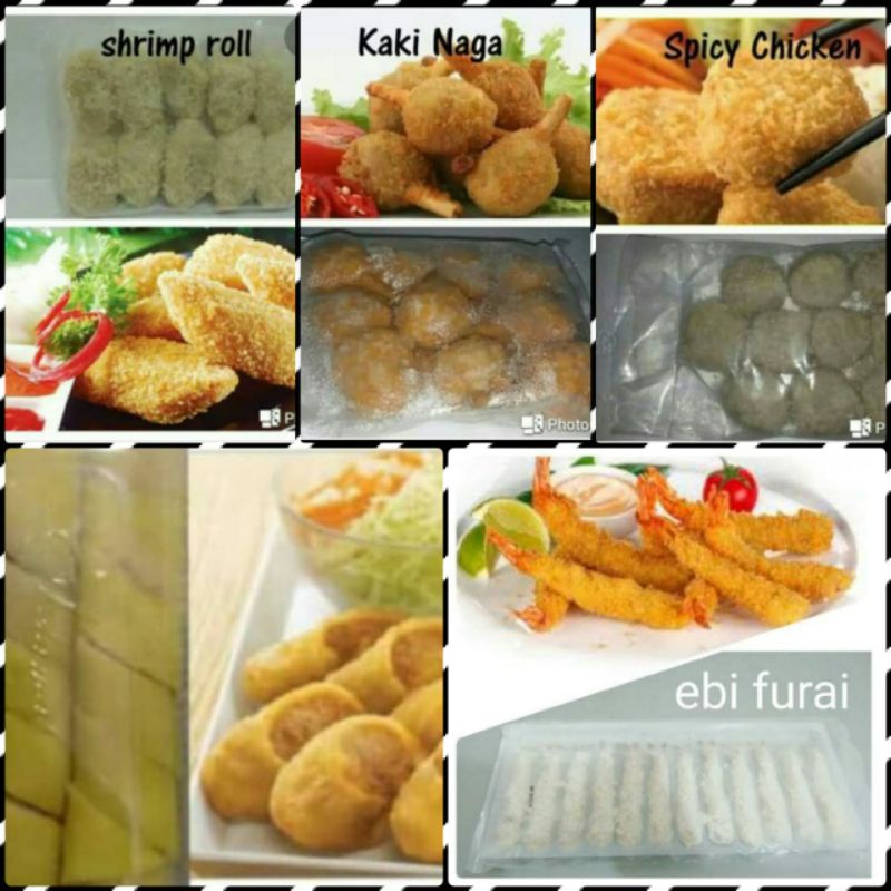 

Aneka Bento / Kaki Naga / Egg chicken roll / Eggroll / Spcy chicken / Shrimp roll /#Utama Rasa