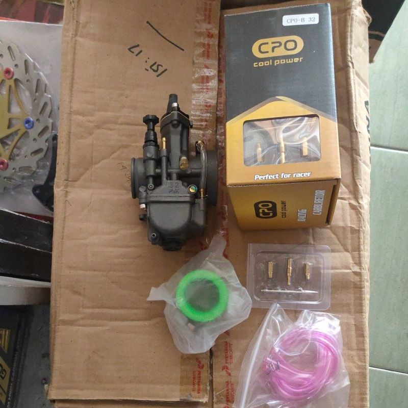 Karburator Karbu Pwk CPO NGO SUDCO 24 26 28 30 32 34 Black Series Hitam Easy-Cpo b32