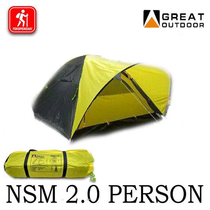 Tenda Great Outdoor NSM 2 Orang Double Layer Waterproof Bagus Terlaris