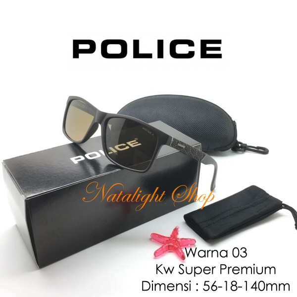 Sunglasses Kacamata Hitam Pria Keren Police P1919 Sporty Premium Polarize