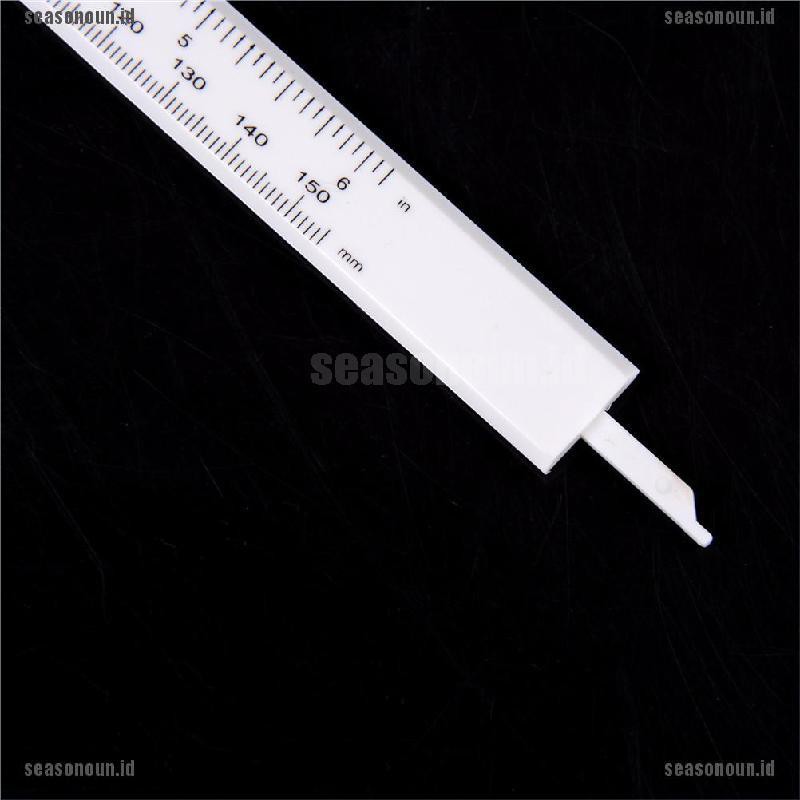 【sea】6 Inch 150mm Plastic Ruler Sliding Gauge Vernier Caliper Jewelry Measuring tool