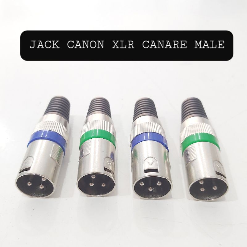 CANARE Jack XLR Canon Male Jantan 3 Pin