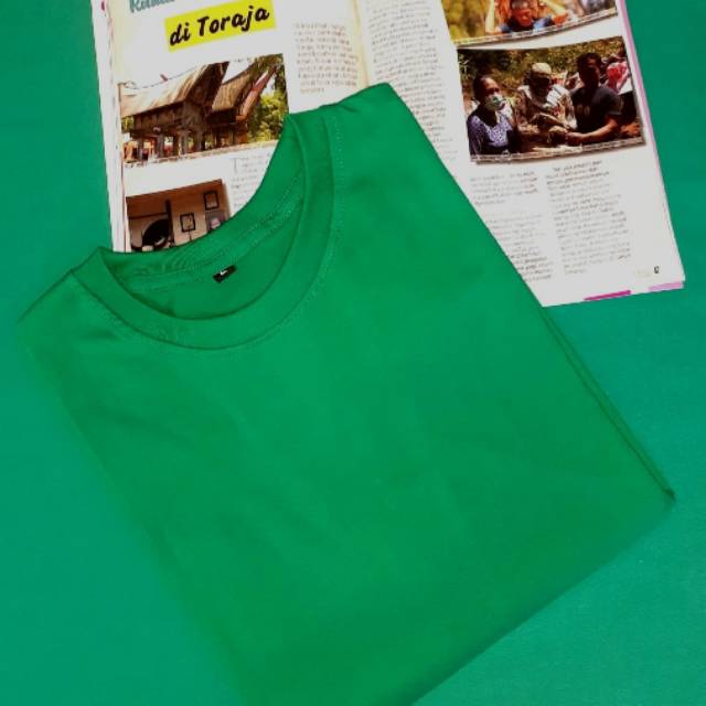 KAOS POLOS HIJAU TOSCA