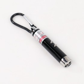 Senter 3 in 1 Red Laser Pointer 1mw 650nm Flashlight &amp; UV LPP 006