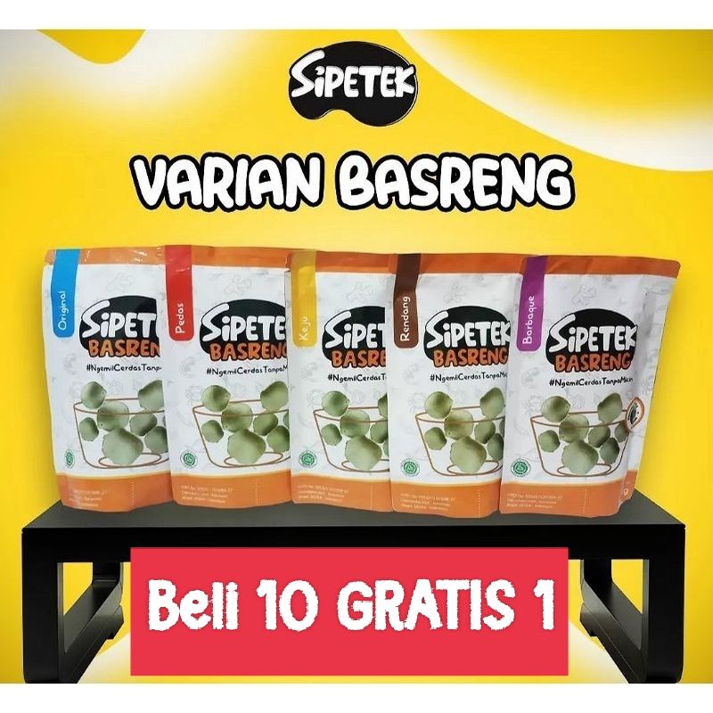 

Sipetek Basreng. Beli 10 GRATIS 1 pilih suka-suka