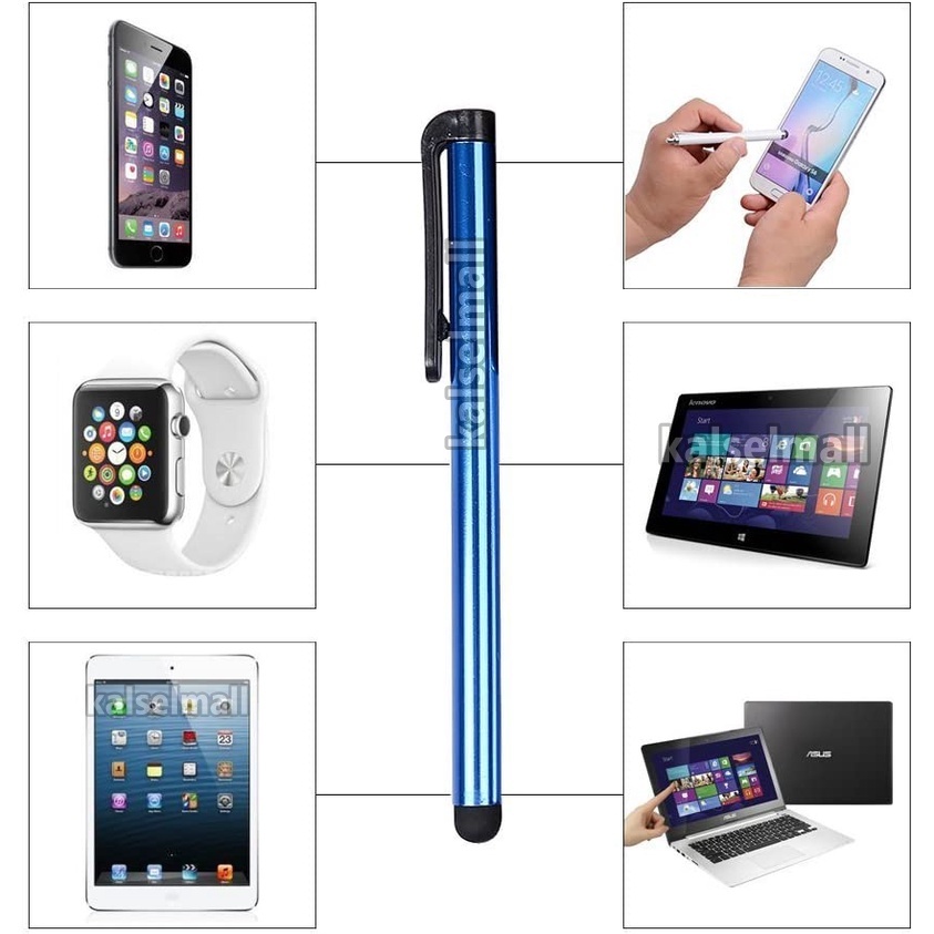 Stylus Pen Bisa Untuk Semua HP Tablet Universal Layar Sentuh Android Iphone Ipad IOS PC Staylus Pulpen Pena Pensil Sensitive Drawing Pen Stilus Smartphone Handphone HP Vivo Samsung Xiaomi Realme Oppo infinix Poco HP44