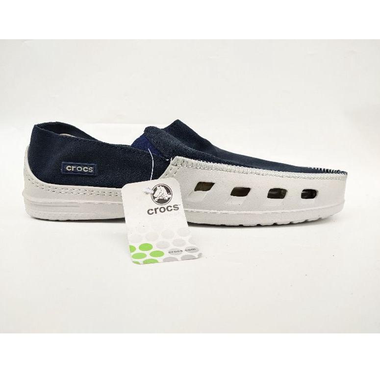 [PRODUK VGMWP] Sepatu Crocs Tideline Leather Slip On / Crocs Tideline Suede / Crocs Pria / Sepatu Sl