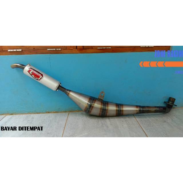 Knalpot Fiz R R9 Standar Racing | Knalpot R9 buat Fiz R Bahan Plat Karat