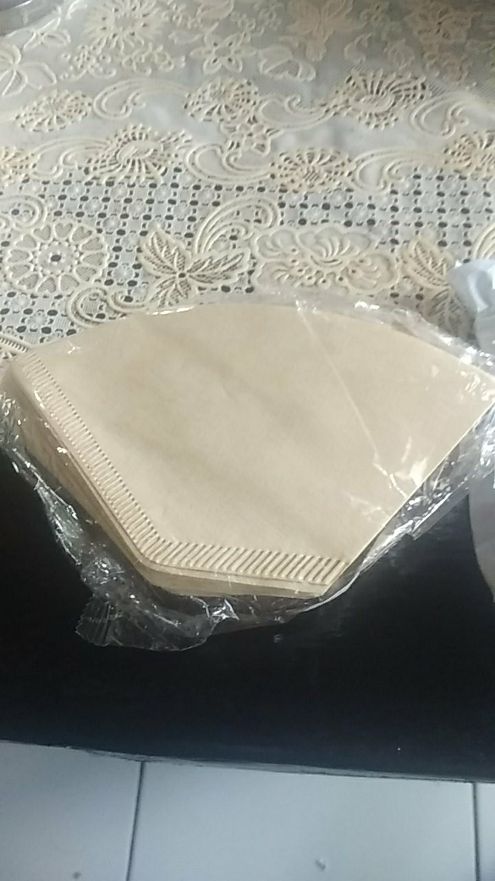 Paper Drip Coklat 100 Pcs - Alat Kopi Kertas Filter Flat Bottom