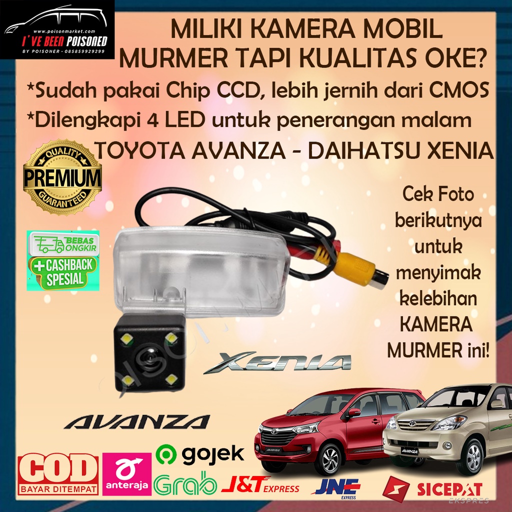 Budget Seri Kamera Mundur Parkir Mobil Kamera Mobil All New Toyota Avanza All New Daihatsu Xenia Toy