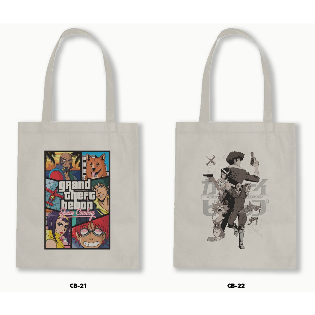 TOTE BAG BLACU - COWBOY BEBOP .02