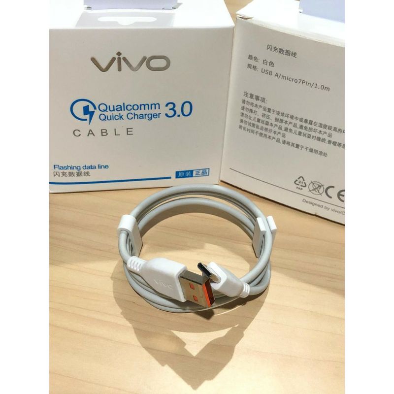 Kabel Data original Vivo USB C Type C Qualcomm 3.0 Quick charger Ori