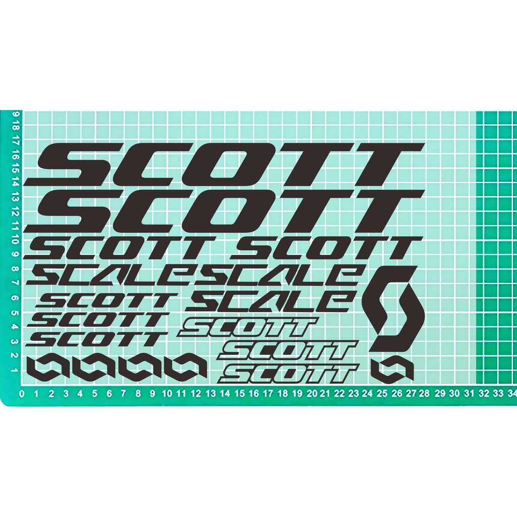 cutting sticker sepeda scott scale stiker