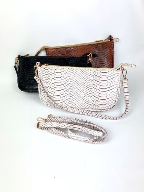 Tas Bahu Croco Vintage Korea 2 tali import murah