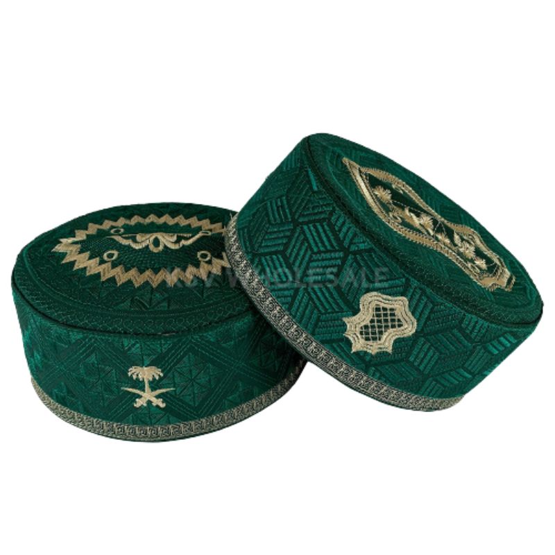 PECI HAJI KOPYAH ASSAGOFAH KOPIAH SONGKOK MORIF BORDIR TEROMPAH / PECI MALAYSIA / KOPYAH BATIK PECI OLEH HAJI AC DEWASA ANAK / HITAM /BIRU /MAROON /ABU /EMAS /HIJAU /COKLAT KOPIAH AL HAMID ASAGOFAH MURAH