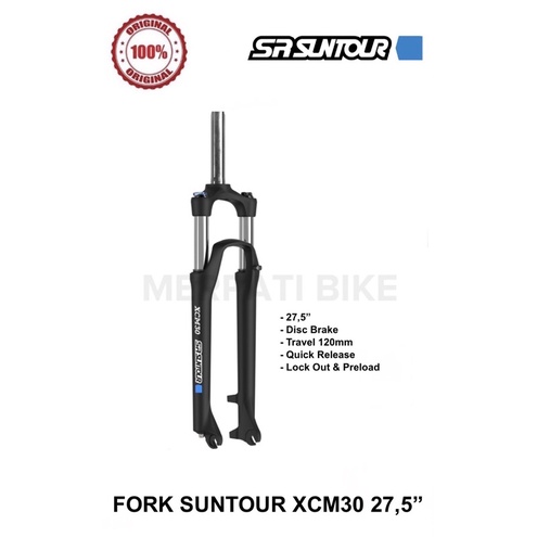 Fork Suntour 27.5 XCM 30 Travel 120 QR Original Suntour