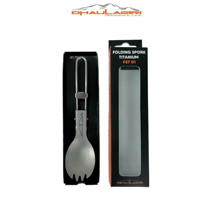 Sendok Garpu Lipat Titanium Dhaulagiri FST 01