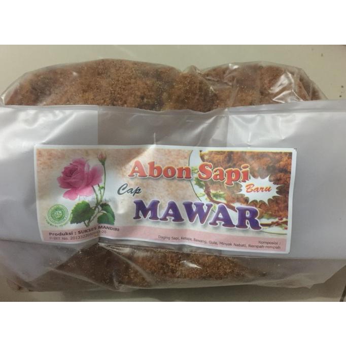 

Abon Sapi Cap Mawar kemasan 1 kg