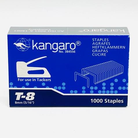 

Isi Staples Steples Gun Tacker Guntacker Kangaro T-8 T 8 / 5/16 8 mm