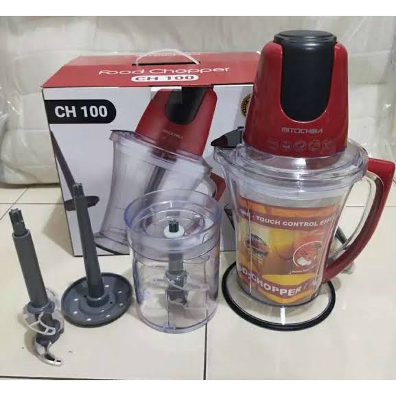 MITOCHIBA Food Chopper CH-100 Blender Alat Penggiling dan Penghalus Bumbu