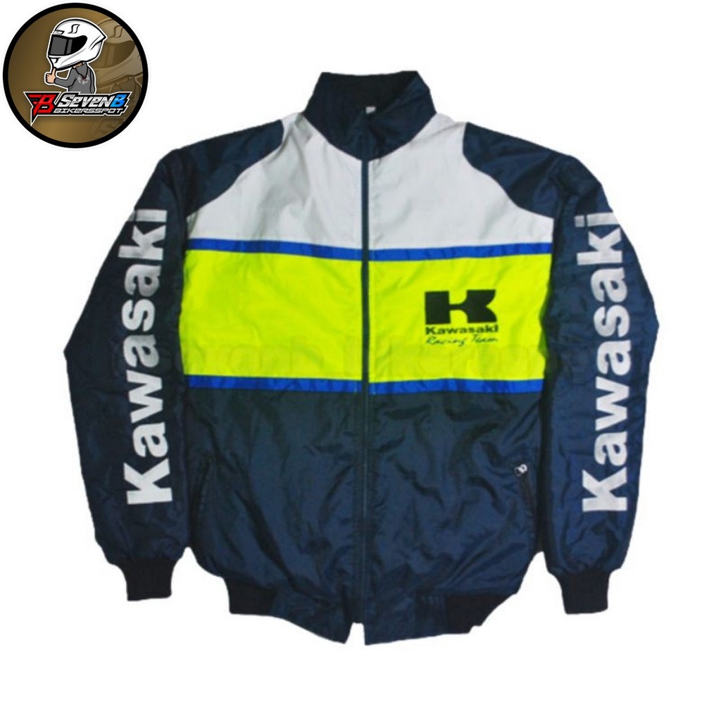 JAKET KAWASAKI ALPEN WATERPROOF VINTAGE 2TAK 2 STROKE SBRACINGID