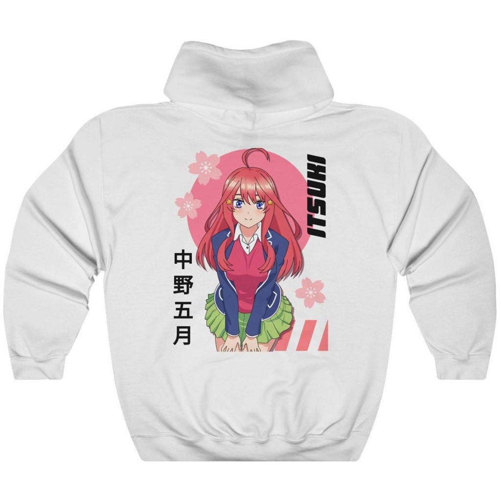 Hoodie Itsuki Nakano The Quintessential Quintuplets Anime Manga Premium Fleece