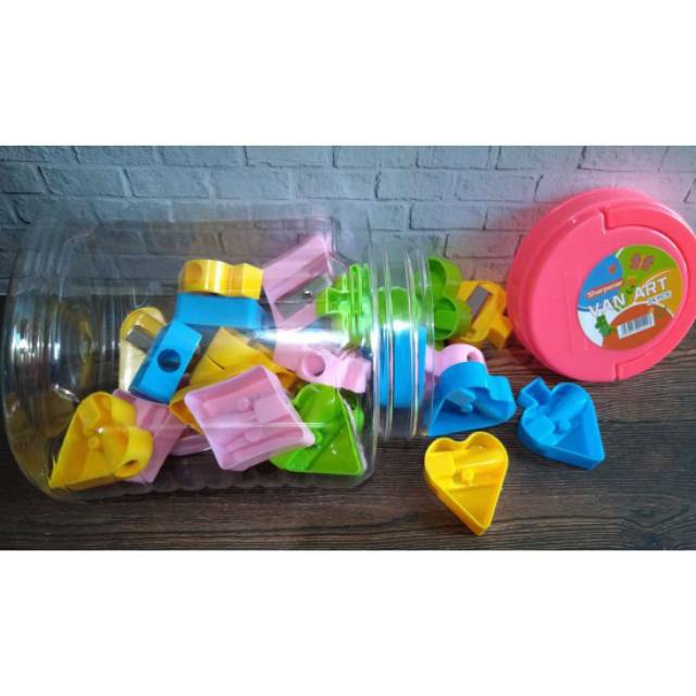

24pc Rautan Motif Van-Art/ Sharpener Orotan pensil Alat