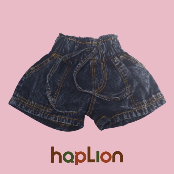 Hot pants Jeans Anak Perempuan Saku Celana Jeans Pendek 1-6 Tahun | Haplion Kidswear