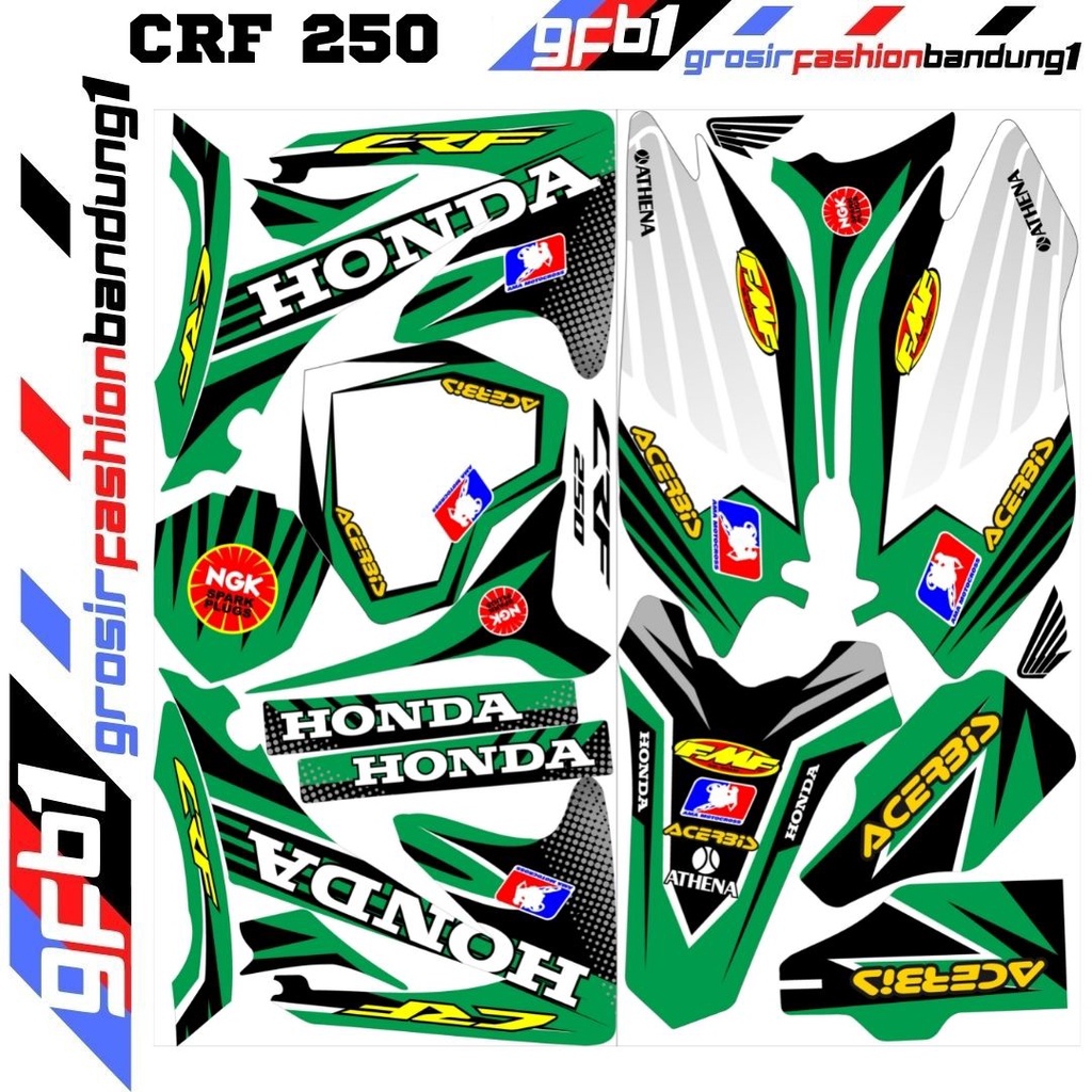 Decal Motor cross Trail Adventure CRF 250cc Variasi Acereis