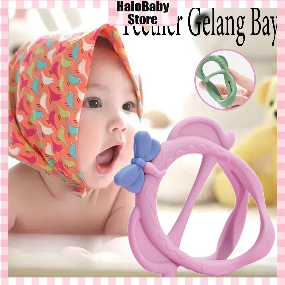 Halobaby Teether Bayi Gelang Bpa Free / Mainan Baby