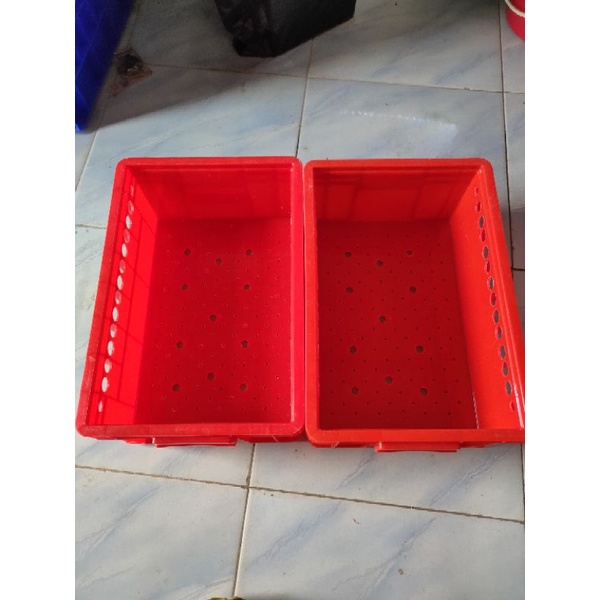 TRICKLE BOX FILTEE TENGAH kolam koi