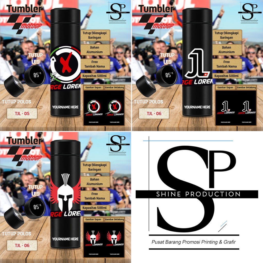 Tumbler Botol Minum MotoGP Custom Nama